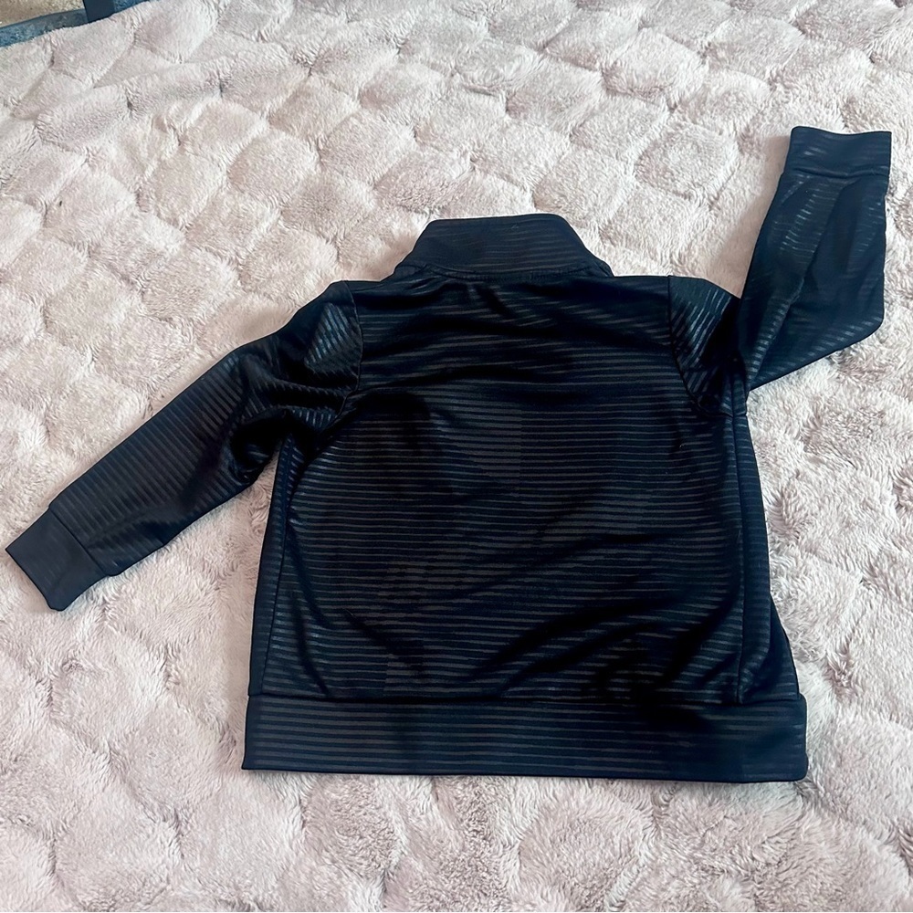 Adidas Sweatshirt Lightweight Full Zip Pockets Sz 4T - Picture 8 of 9